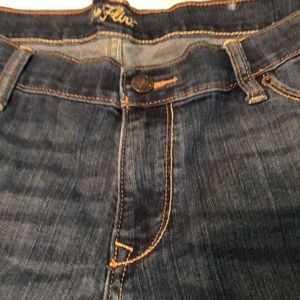 Denim jeans. The flirt boot cut style.